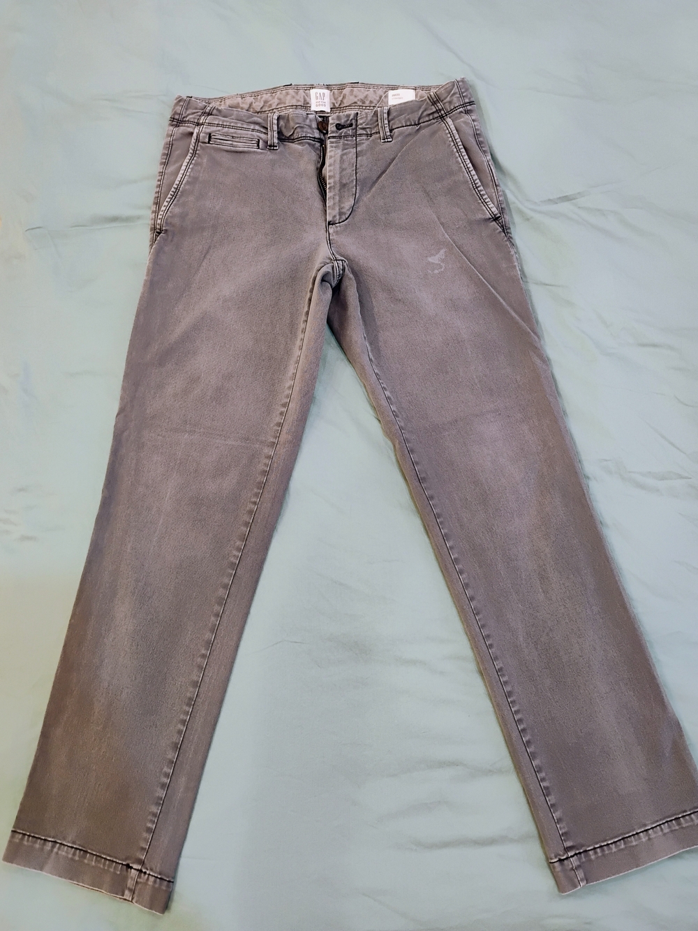 Men's GAP Straight Fit Blue Chinos 29x30